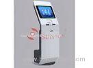 Hotel LobbyKiosk Touch Screen Information Kiosk With EPP Card Reader Printer