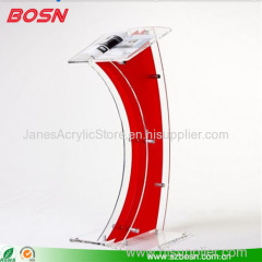 Detachable Acrylic Lectern with Aluminum stands