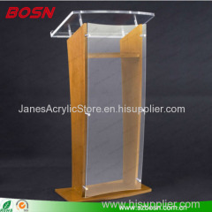 Detachable Acrylic Lectern with Aluminum stands