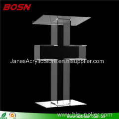 Detachable Acrylic Lectern with Aluminum stands
