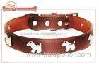 Fashionable Genuine Leather Pet Collar From Small Breed Dogs To Large One With Studs