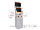 Payment Banking Dual Screen Kiosk With Cash Validator Printer Rearview Mirror