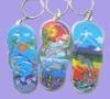 Custom Plastic Solid Acrylic Keychain