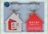 Funny House Acrylic Keychain / Blank Gift Keyring With Company Logo