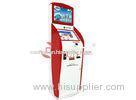 Interactive Information Payment Dual Screen Kiosk Survey With A4 Printer