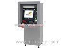 Financial Wall Mount Self Service Banking Kiosk ATM Machine , Through Wall Design