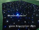 White blue mix color decorative twinkling LED Star Cloth support DMX Controller / Sound Active