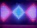RGB full color Fireproof indoor LED video curtain light for stage / wedding party 3*4m
