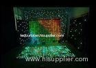 P10cm Fordable Fireproof RGB LED Vision Curtain Display For Christmas Holiday