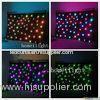 Twinkling Star RGB Fireproof Velvet LED Curtain Cloth With DMX Controller