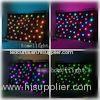 RGB Tricolor RGB LED Vision Curtain , DMX Controller / Sound Active 5050 SMD LED Curtain Wall