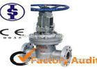 Flanged Cast Steel Resilient Wedge Gate Valve / Metal Seated Marine Gate valve