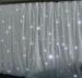 White Wedding led star curtain , wedding stage Decoration LED Star Cloth