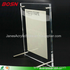 Acrylic photo frame picture display with fashion design outlook