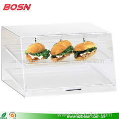 Acrylic bakery case lucite Food Storage Bin