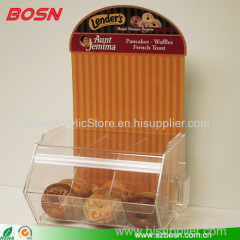 Acrylic bakery case Plxiglas bakery box