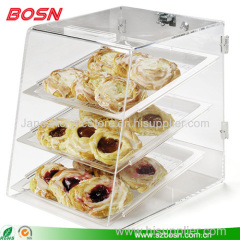 Acrylic bakery case Plxiglas bakery box Acrylic food container