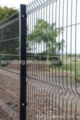 lowes power coated Nylofor 3D welded wire mesh Panel Fencing/Flexible curvy triangle welded wire mesh fencing