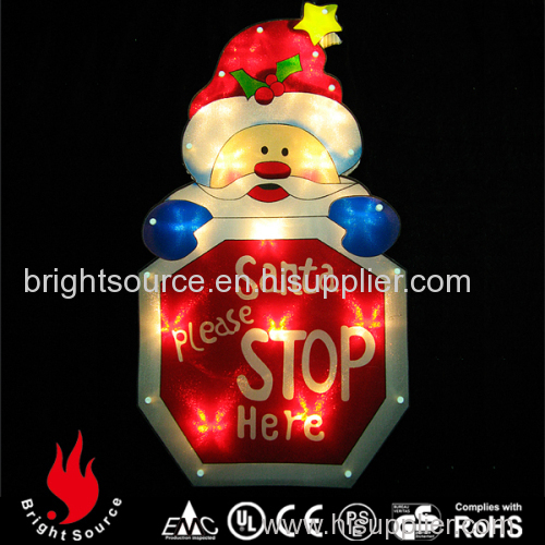 stop christmas window stencils