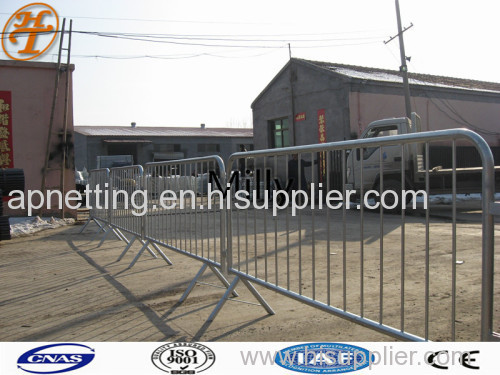 Ecnomic hot dip galvanized Stackable Event Barriers for Crowd Control 1090mmx2300mm 