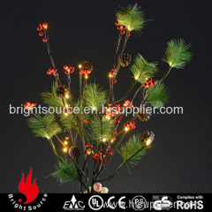 B/O-4.5V-10L Pinecone Branch Led