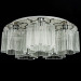 Warm bedroom lamp glass rod crystal lamp living room lighting fixtures crystals for chandeliers