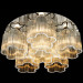 Warm bedroom lamp glass rod crystal lamp living room lighting fixtures crystals for chandeliers