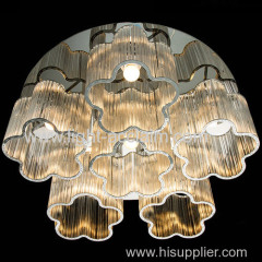Warm bedroom lamp glass rod crystal lamp living room lighting fixtures crystals for chandeliers