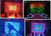 RGB Fireproof LED Video Curtain , Bar / Concert DJ LED Backdrop Curtain