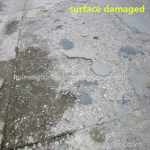 Concrete driveway repaire sanding
