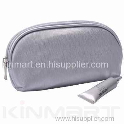 Usefull silver cosmetic bag