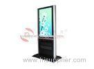 Shopping Mall Digital Signage Kiosk with Acrylic Cubbyhole / Aluminum Frame