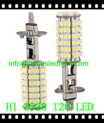 1156 BA15S H1 H3 H4 H7 H11 1157 9005 9006 3528 1210 SMD LED Fog Lamp Bulbs 120 SMD 1206 LED Auto Car Lights