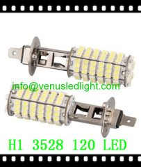 1156 BA15S H1 H3 H4 H7 H11 1157 9005 9006 3528 1210 SMD LED Fog Lamp Bulbs 120 SMD 1206 LED Auto Car Lights