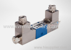 Explosion isolation electro-hydraulic directional valve