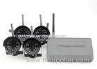 Digital RF Four Camera 4 channel DVR security system Support SD / TF card
