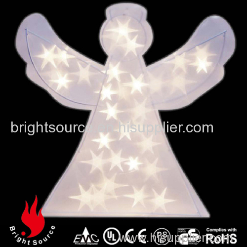 battery operated angel pvc light