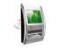 Information Check Internet Web Wall Mounted Kiosk With PC Metal Keyboard