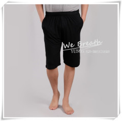 Apparel & Fashion Pants & Shorts Men's Bamboo Fiber Anti-UV Breathable Super Soft Beach Half Pant Summer Lounge Pants