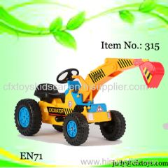 Children Ride On Toy Car Excavator Pedal Power 315