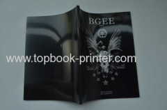 High-gloss cover silver stamping art paper softcover book prints