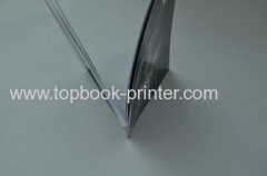 High-gloss cover silver stamping art paper softcover book prints