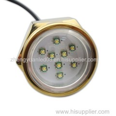 underwater waterproof IP68 led lights for fishing boat 18W