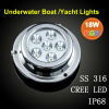led underwater boat light for marine boat and yacht 6*3w