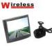 2.4G wireless car License Plate Rear View Camera 7 IR LED with transmitter