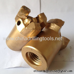 PDC non-core 3 wings water well drill bit