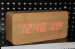 wood clock LED diaplay energy-saving sound control function time date and temperature displaying