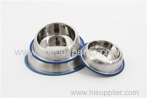Speedy Pet Brand Non Slip Good Quality Stainless Steel bowl Dog Bowl For Cat and Dog