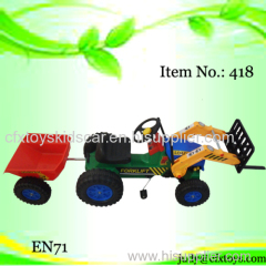 Ride on Car Toy with Forklift and Trailer 418