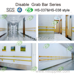 nylon/abs corridor handtail/grab bar for corridor/hallway